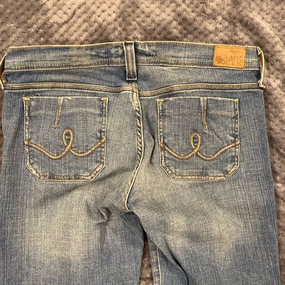 EC Hippie gold and bronze embellished jeans sz30/11 - Picture 4 of 8